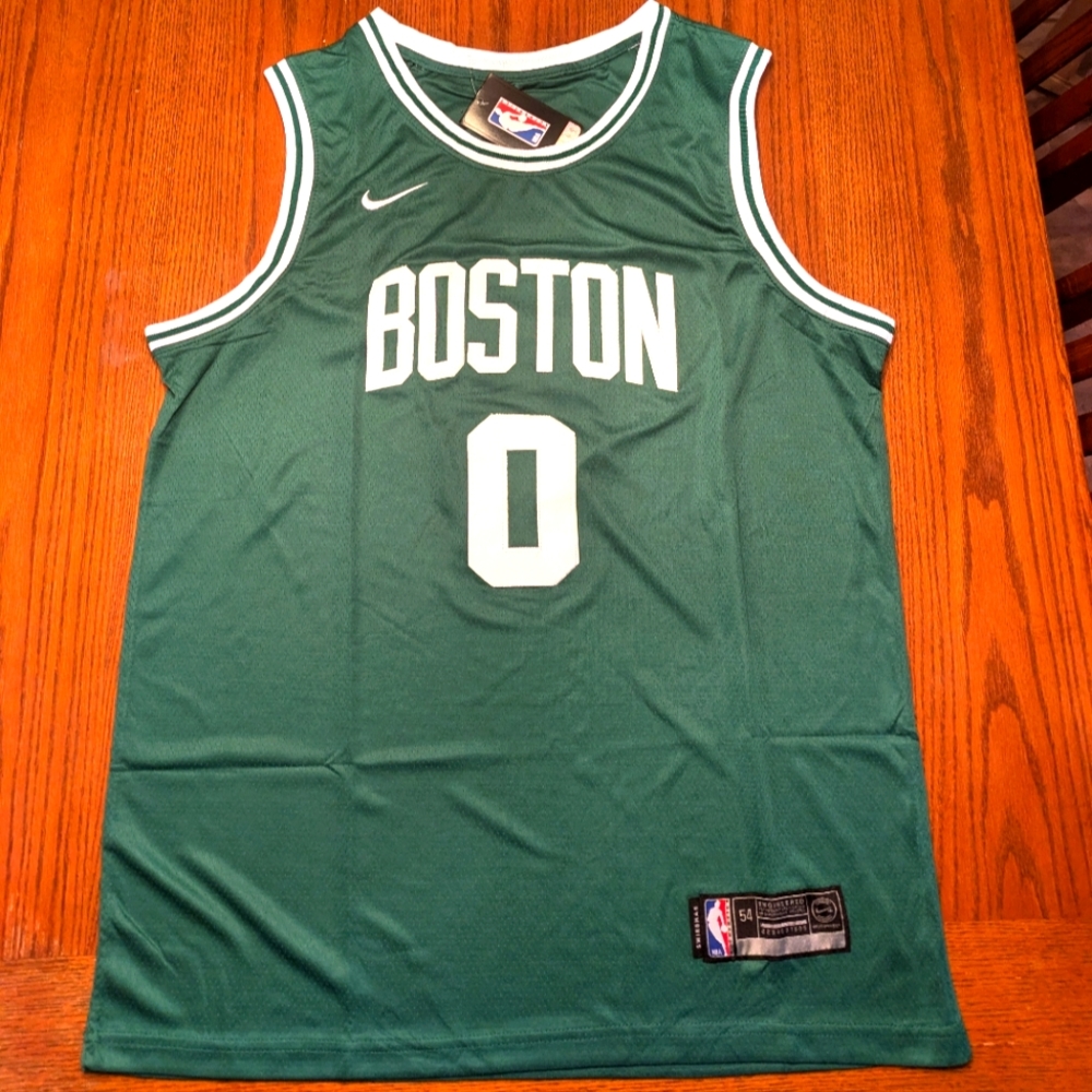 NBA Boston Green & White Jersey #0
